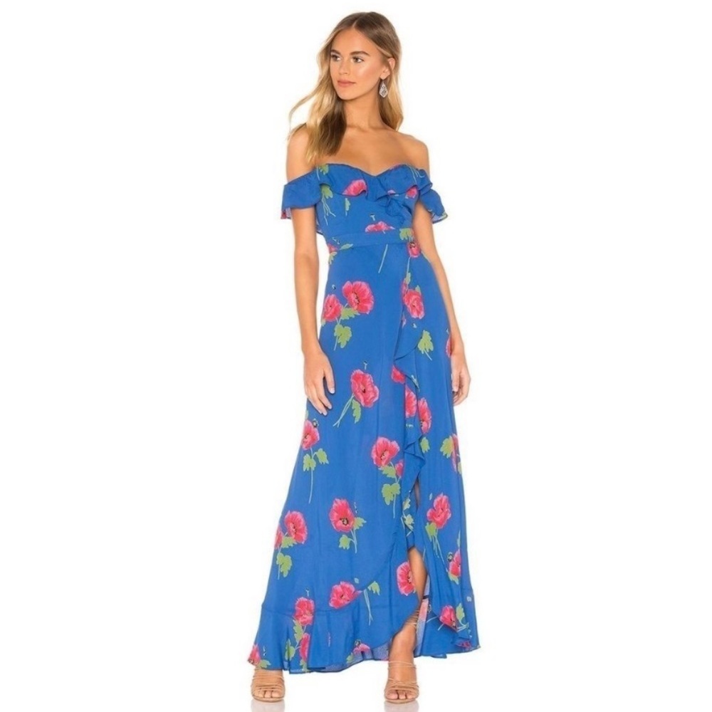 Flynn Skye Monica Maxi Dress - Deep Sea